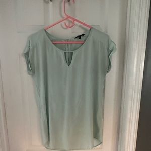 Express silk blouse (mint green)